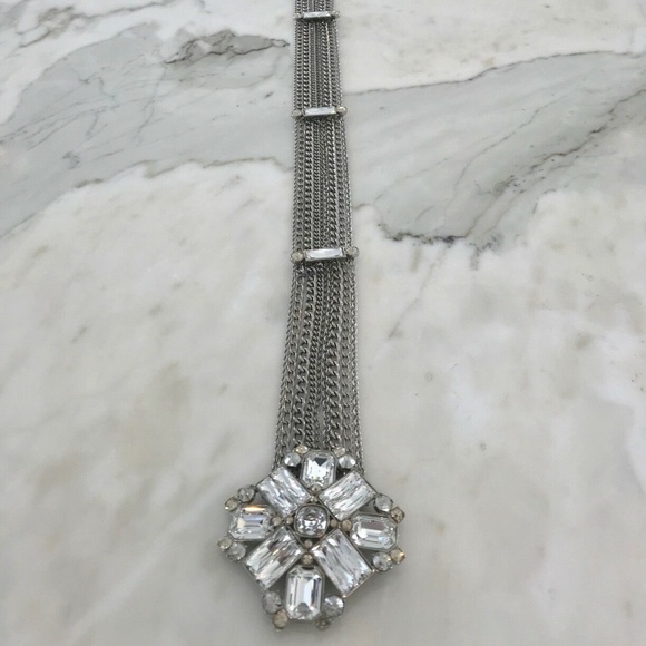 CHANEL SILVER TONE CHAIN CRYSTAL EMBELLISHED BELT NWOTS! - Picture 6 of 17